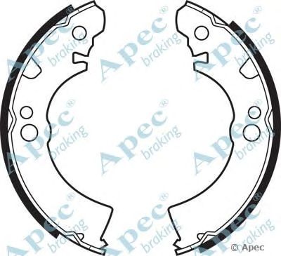 APEC BRAKING shu330 -  Комплект тормозных колодок